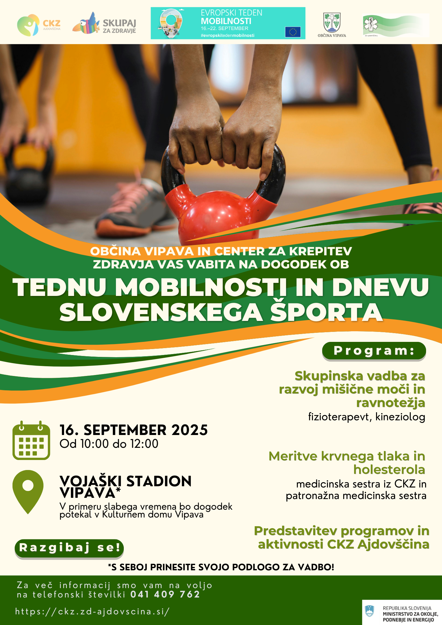 Evropski teden mobilnosti 2025 CKZ (vadba)
